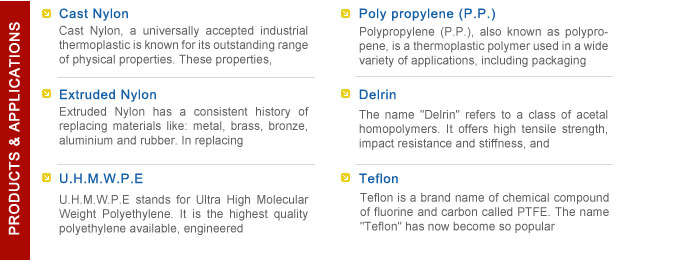 Cast Nylon Extruded, Extruded Nylon Manufacturer, Poly propylene, Derlin, Cast Nylon Manufacturer in India